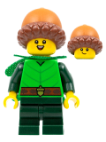 LEGO col393 Forest Elf, Series 22 (Minifigure Only without Stand and Accessories)