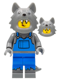 LEGO col405 Wolf Costume, Series 23 (Minifigure Only without Stand and Accessories)