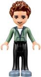 LEGO frnd240 Friends Ethan, Black Trousers, Sand Green Hoodie