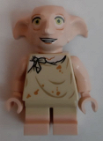 LEGO hp224 Dobby (Elf), Light Nougat, Open Mouth Smile