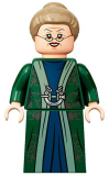 LEGO hp293 Professor Minerva McGonagall, Dark Green Robe, Dark Tan Hair